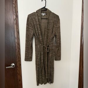 Roommates Brown Long Cardigan Sweater